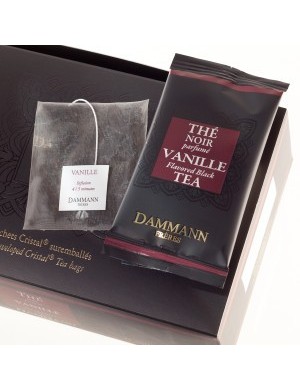 Thé cristal Dammann boîte de 24 sachets suremballés Earl Grey