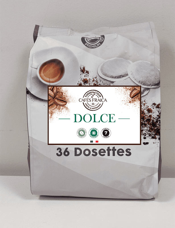 Dosettes de café au goût subtil de chocolat compatibles SENSEO