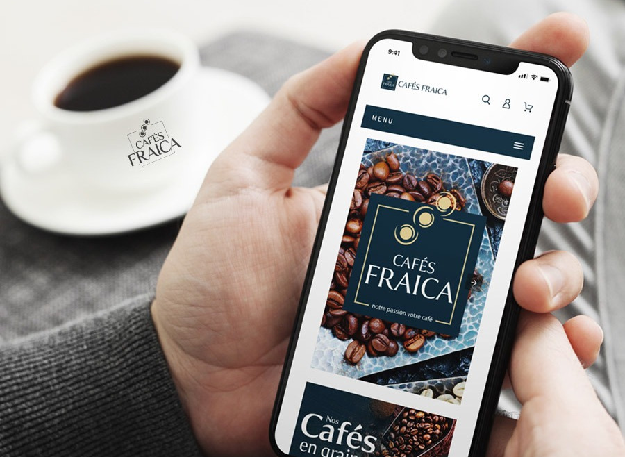 Nouveau site mobile pour boutique-cafes-fraica.fr